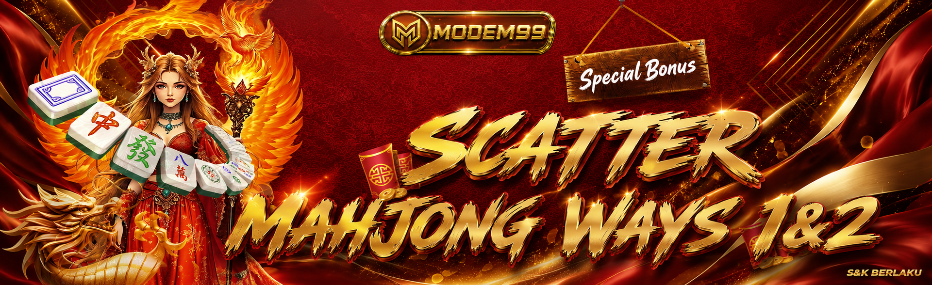 BONUS SCATTER MAHJONG WAYS MODEM99 (PG SOFT)